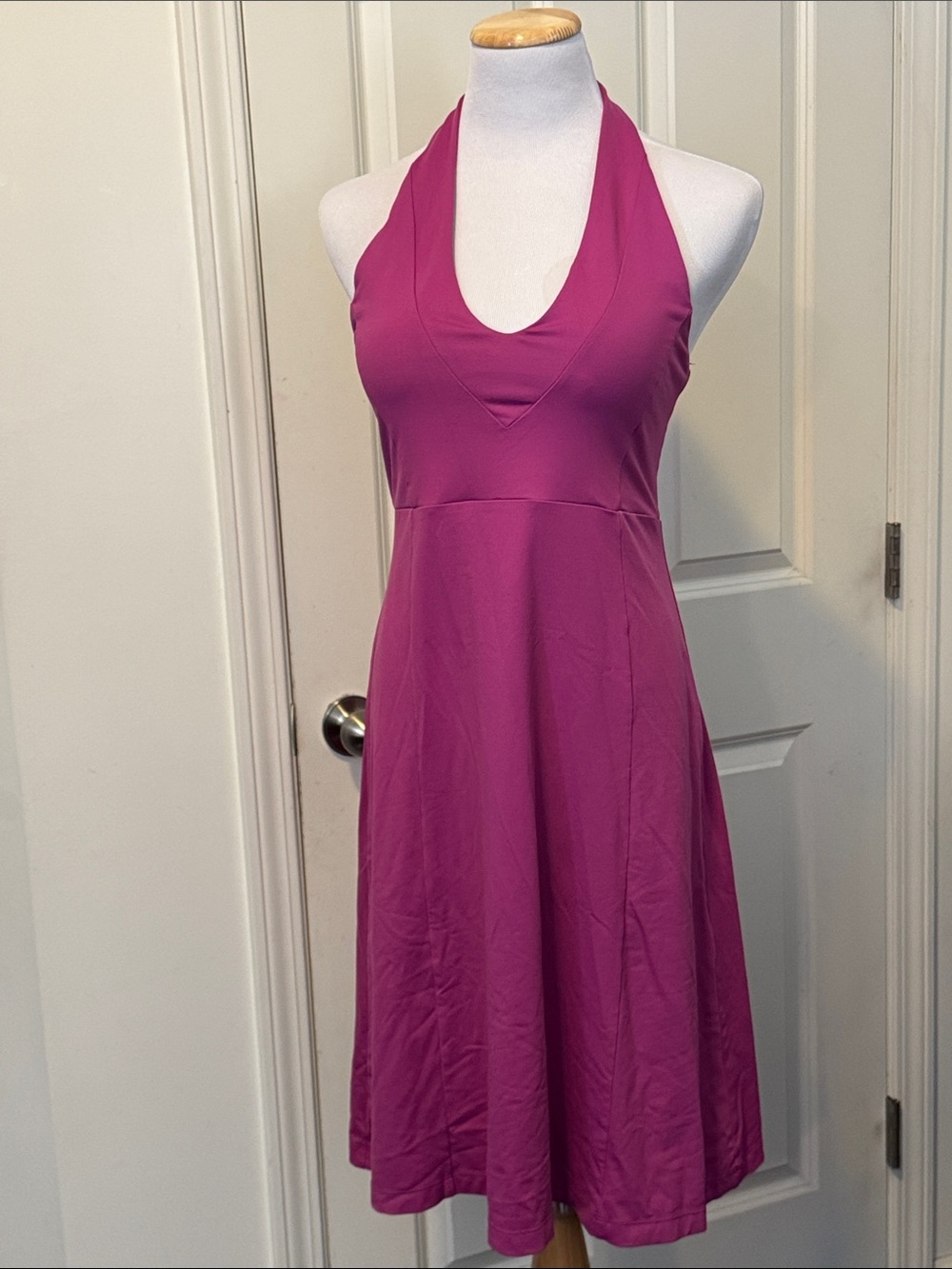 Patagonia Strapless Halter A-Line Dress in Magenta 🩷